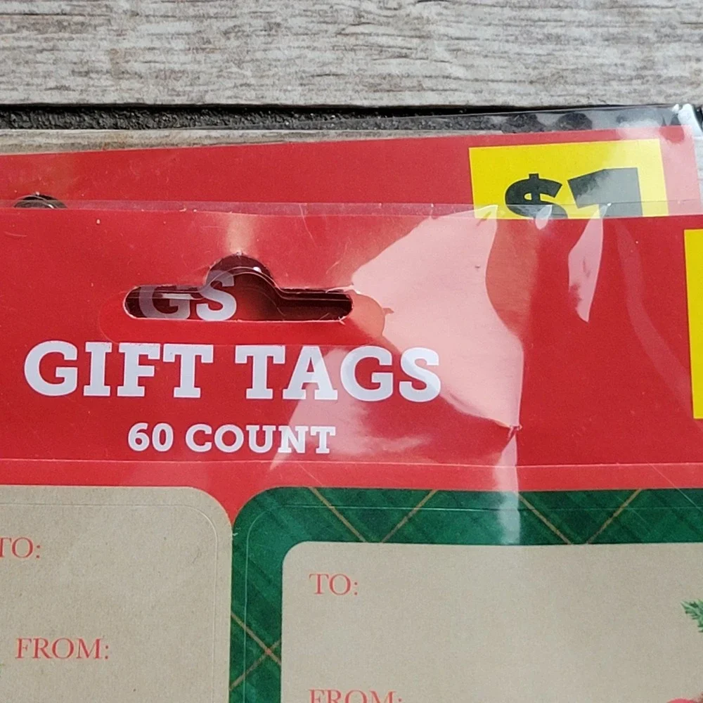 Lot Of 16 Packs Holiday Style Christmas Gift Tags 456 Total Stickers NEW